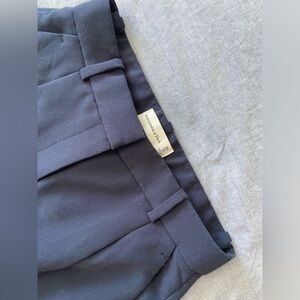 Straight pants A&F Quinn Bleu/noir